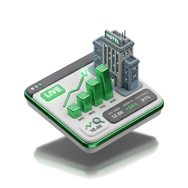 3D icon representing Live Owner Visibility